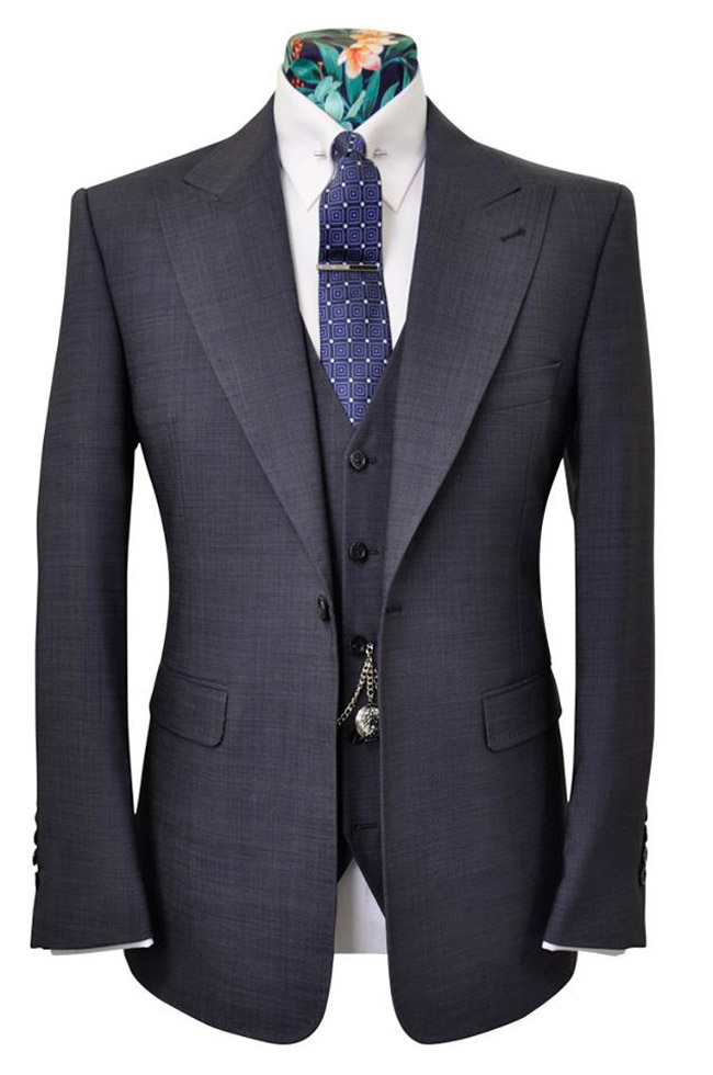 SCHOOL BALL - Savile Row Navy Lounge Suit Jacket – Munns the Man's Store