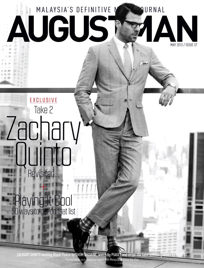 Celebrities' style: Star Trek's Zachary Quinto