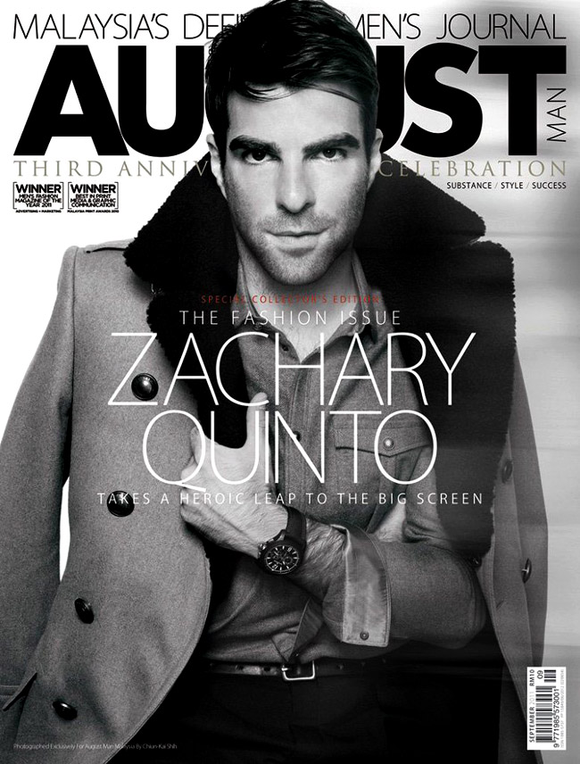 Celebrities' style: Star Trek's Zachary Quinto