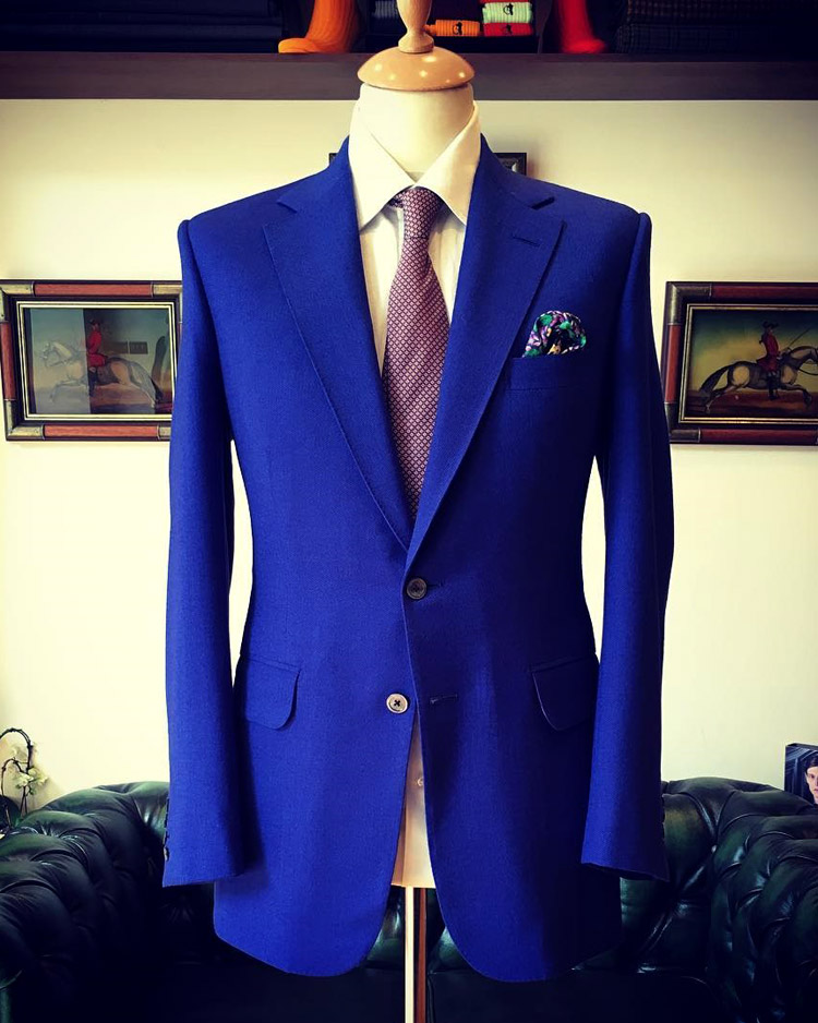 Men's suit jacket Shoulder Styles
