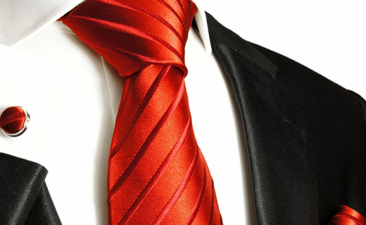 Галстук шелк. Черно красный галстук. Silk Tie. MJ Red Tie. Krawatte.