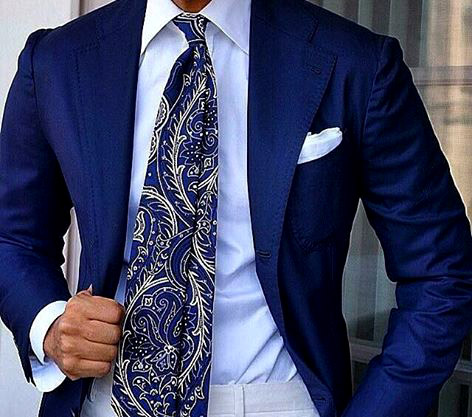 Men's suit accessories: The seven-fold tie