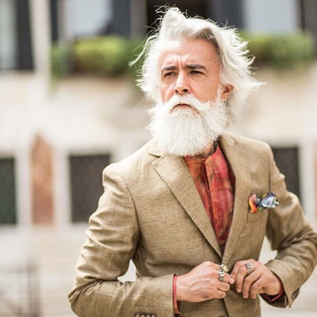 Alessandro Manfredini - the man who became famous with his beard