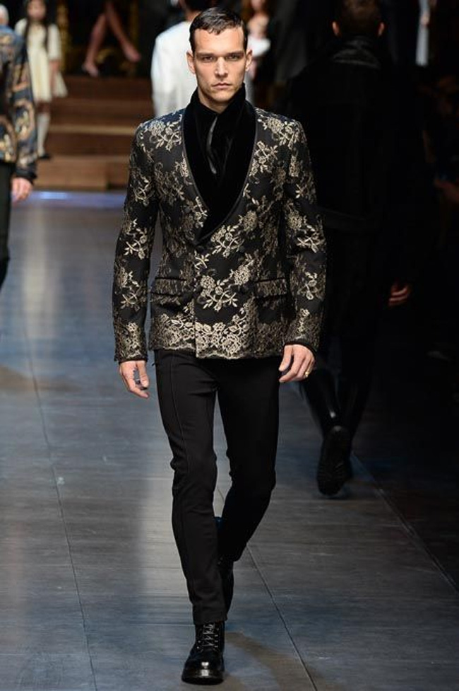 male runway models suits