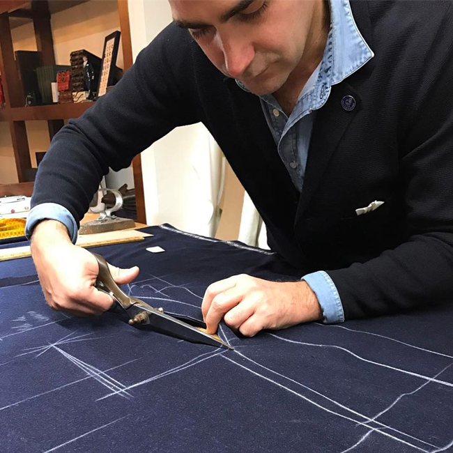 Lisbon based bespoke tailor Ayres Goncalo