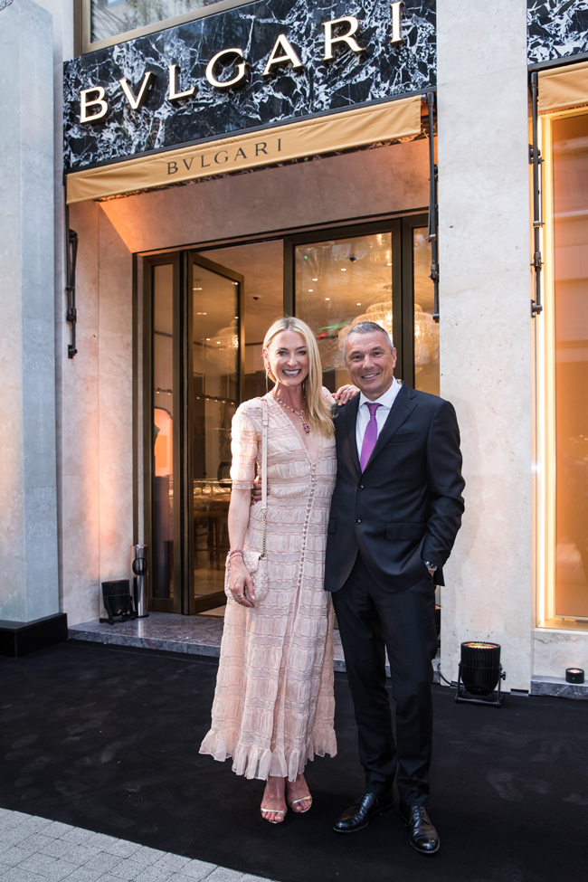 BVLGARI hosts a red-carpet gala to reveal its new boutique on Frankfurt's prestigious Goethe Strasse