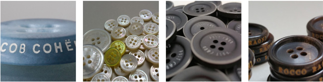 Types of buttons for clothing