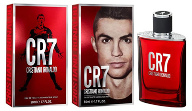 Cristiano Ronaldo with a new fragrance