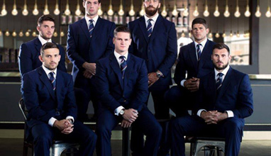 Chester Barrie is dressing the Leicester Tigers