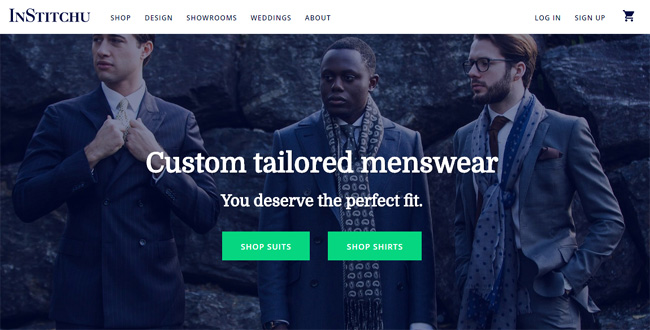 Where to order a custom-made men's suit online?