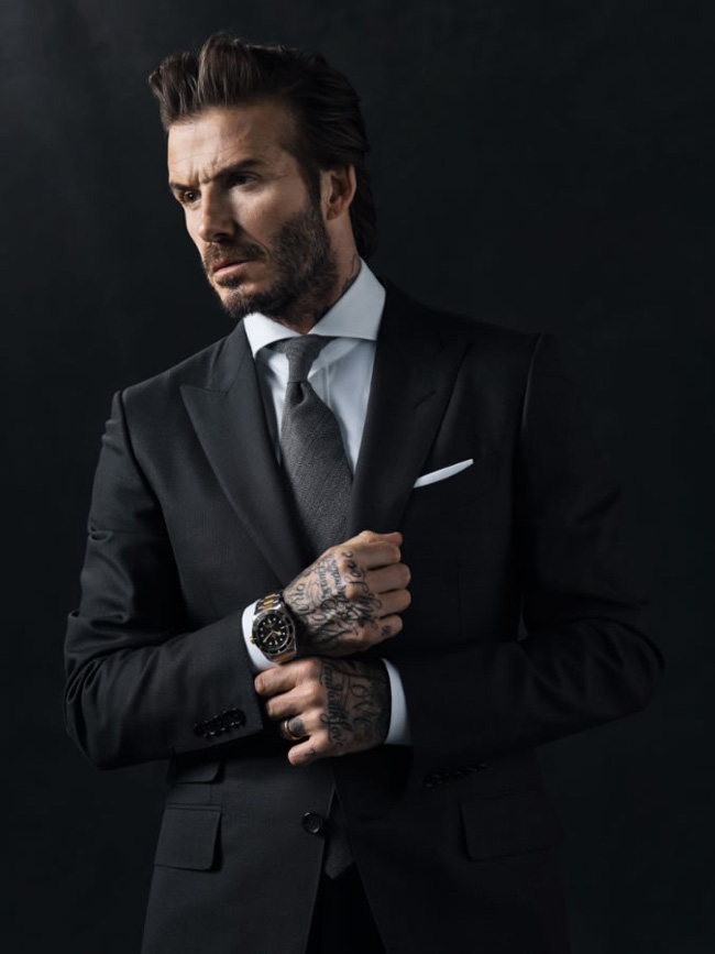 David Beckham as a face of Tudor watches