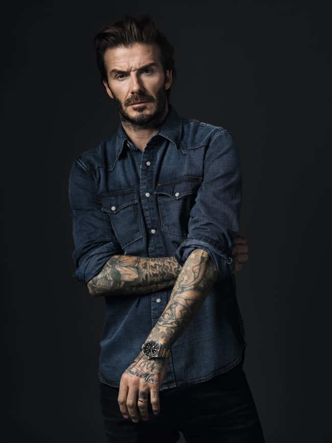David Beckham as a face of Tudor watches