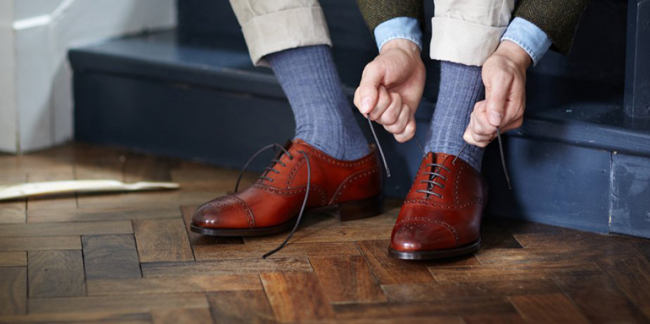 Edward Green shoes - cut by hand from the world's finest leathers