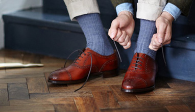 Edward Green shoes - cut by hand from the world's finest leathers