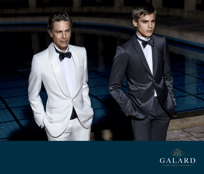 Tailored suits by Galard from Czech Republic
