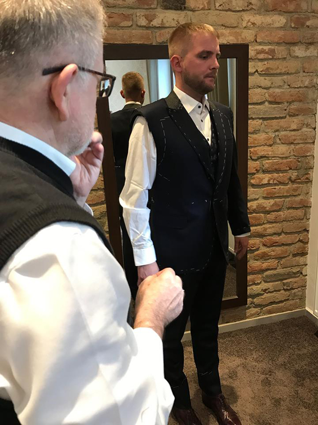 Tailored suits by Galard from Czech Republic