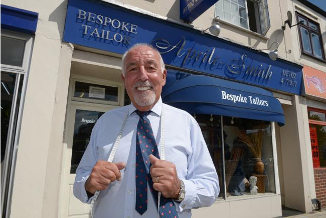 Arthur Aprile-Smith - well known tailor is retired at the age of 70