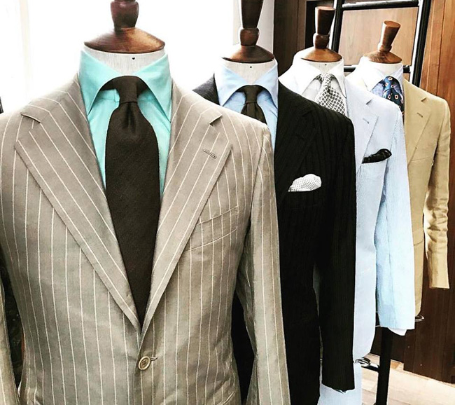 Florence based tailored suits by Liverano & Liverano