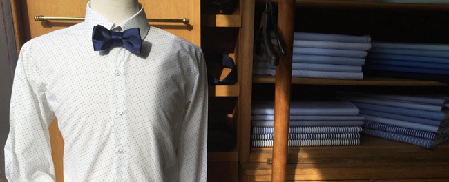 French bespoke shirts by Maison Courtot