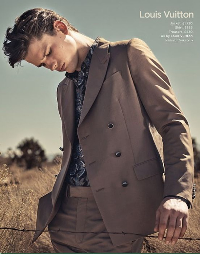 Simon Nessman - the face of Giorgio Armani