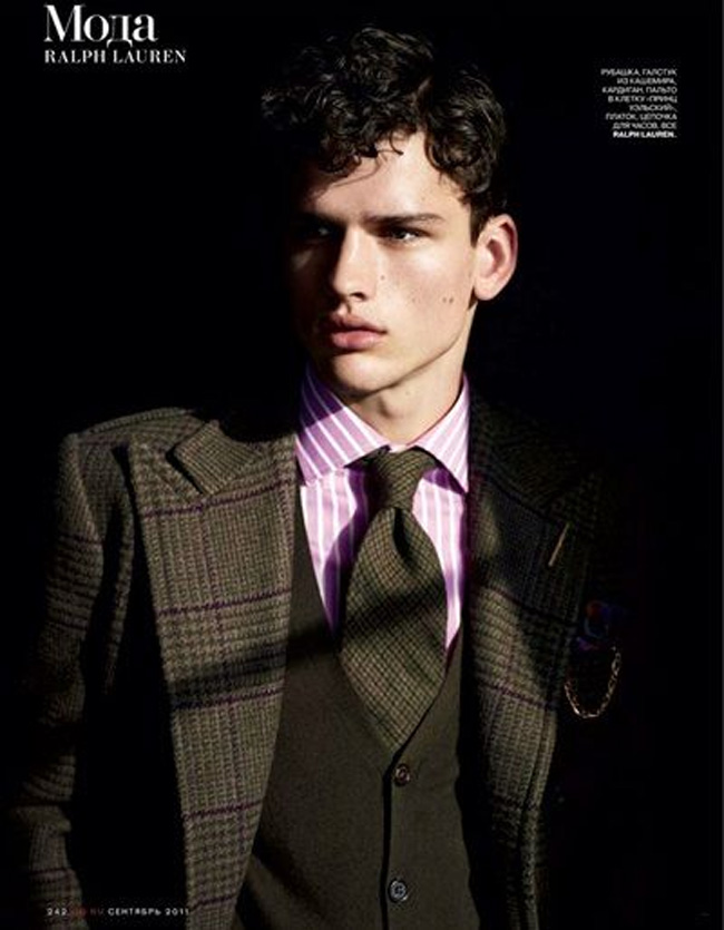 Simon Nessman - the face of Giorgio Armani