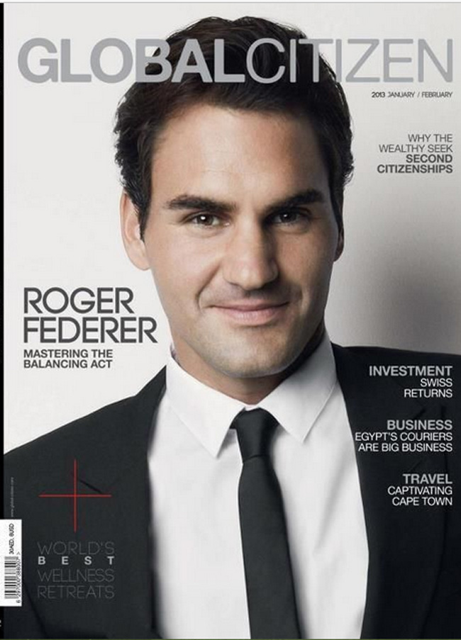 Celebrities' style: Roger Federer stylish at the age of 36