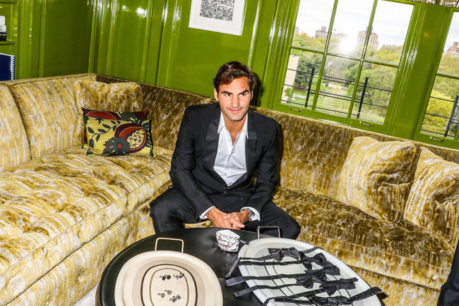 Celebrities' style: Roger Federer stylish at the age of 36