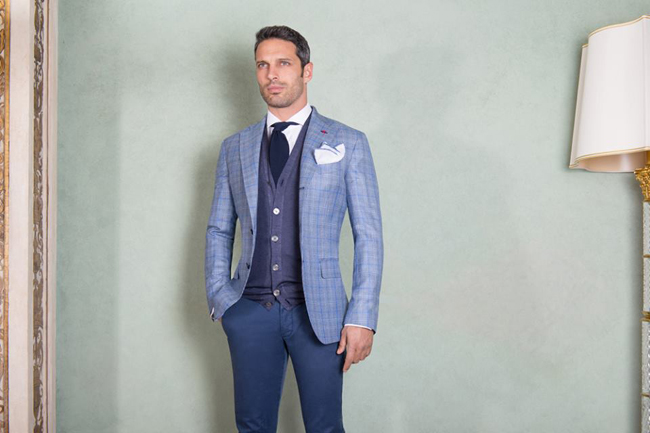 Tailored suits by Sartoria Rossi from Tuscany