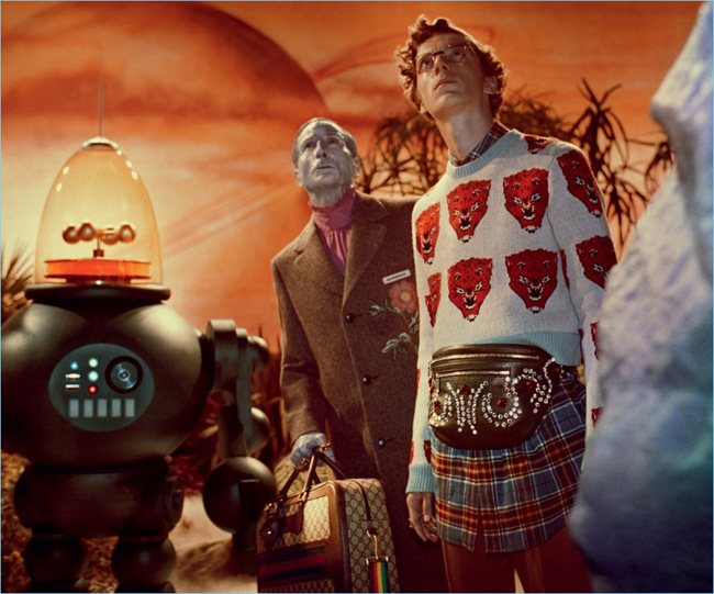 Sci-fi-inspired Autumn/Winter 2017 campaign of GUCCI