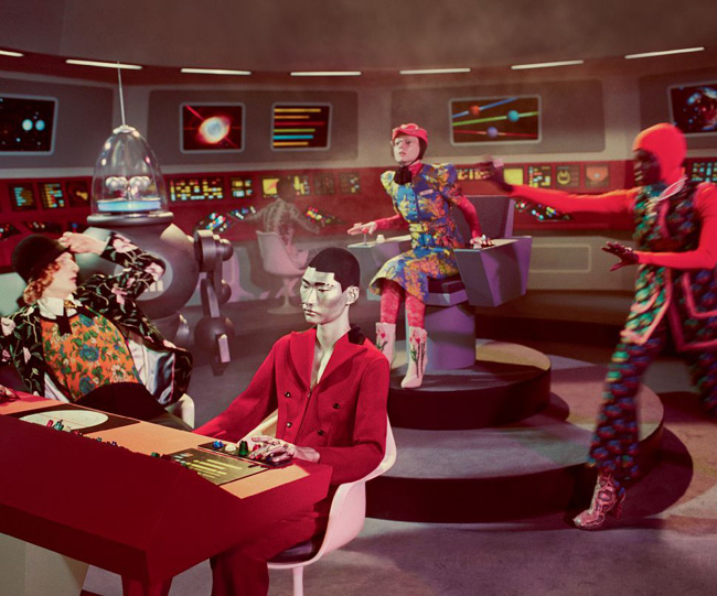 Sci-fi-inspired Autumn/Winter 2017 campaign of GUCCI