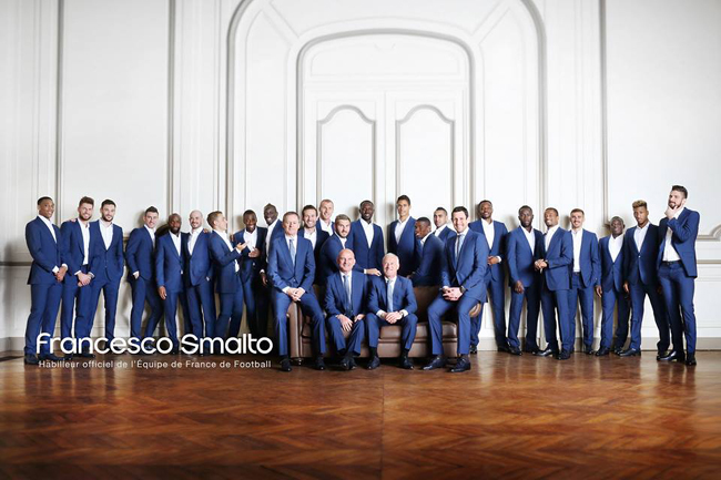 French bespoke suits by Francesco Smalto