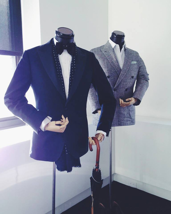 Bespoke suits by Thom Sweeney