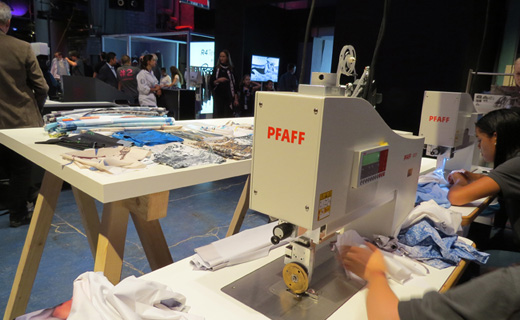Умно шиене с ултразвук представи Praff на изложението Munich Fabric Start в Мюнхен