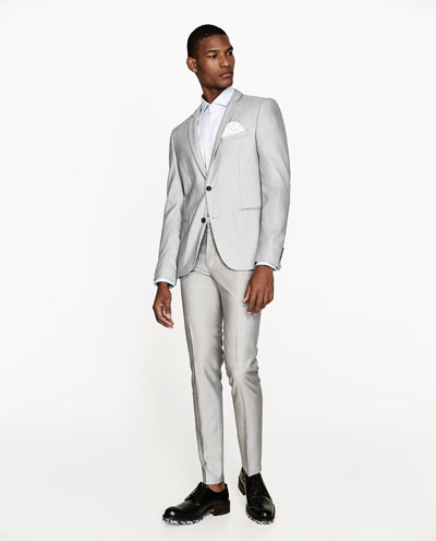 ZARA on X: Man editorial  tailoring. Formal suits to wear this season.  Navy / grey / pale blue #zaraman    / X