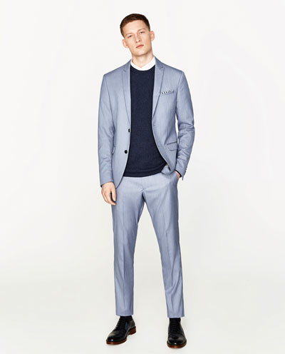 ZARA presented tailored suits Spring/Summer 2017 collection