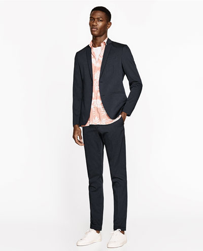 ZARA presented tailored suits Spring/Summer 2017 collection