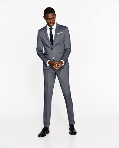 ZARA presented tailored suits Spring 