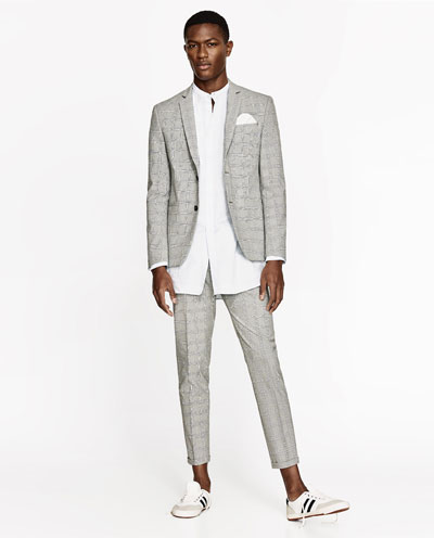 ZARA presented tailored suits Spring/Summer 2017 collection