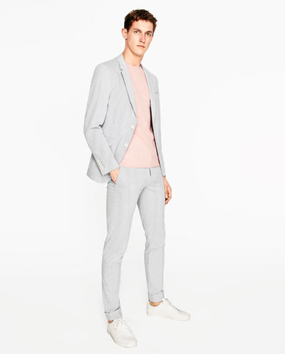 ZARA presented tailored suits Spring/Summer 2017 collection