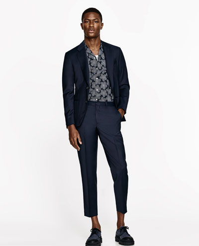 ZARA presented tailored suits Spring/Summer 2017 collection