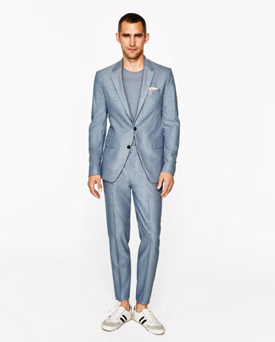 ZARA presented tailored suits Spring 