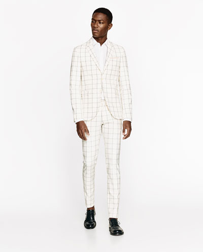 ZARA presented tailored suits Spring/Summer 2017 collection