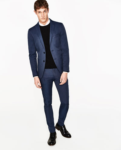 ZARA presented tailored suits Spring 