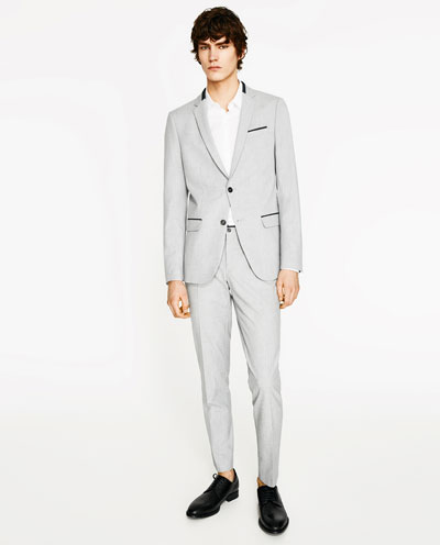 ZARA presented tailored suits Spring/Summer 2017 collection