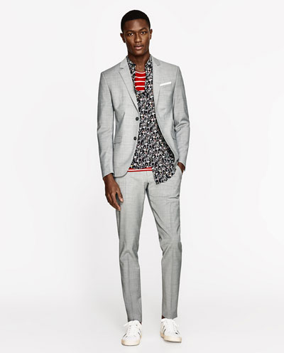 ZARA presented tailored suits Spring/Summer 2017 collection