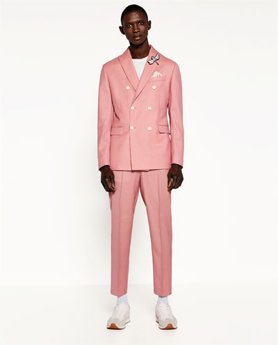 ZARA presented tailored suits Spring/Summer 2017 collection