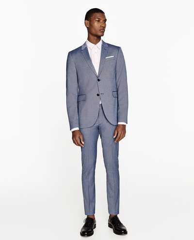 ZARA presented tailored suits Spring/Summer 2017 collection