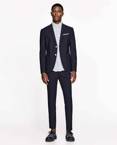 ZARA presented tailored suits Spring/Summer 2017 collection