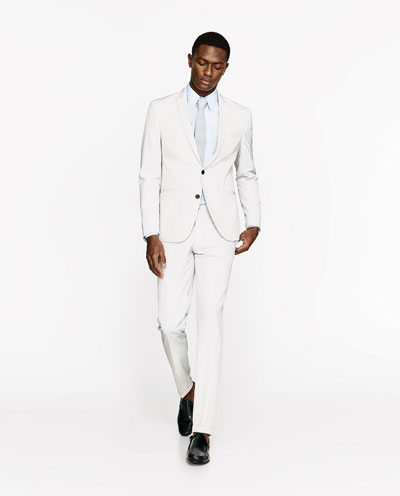 ZARA presented tailored suits Spring/Summer 2017 collection