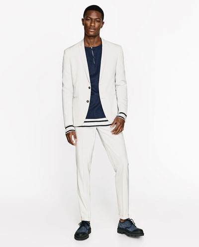 ZARA presented tailored suits Spring/Summer 2017 collection